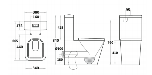 Thumbnail: OZWKDK003 Qubist BTWToilet Suite.