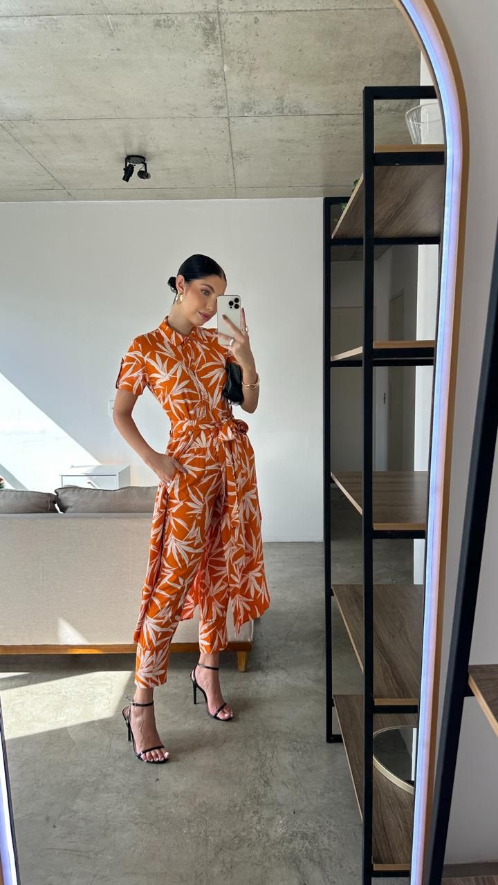 Conjunto Chemise Floral