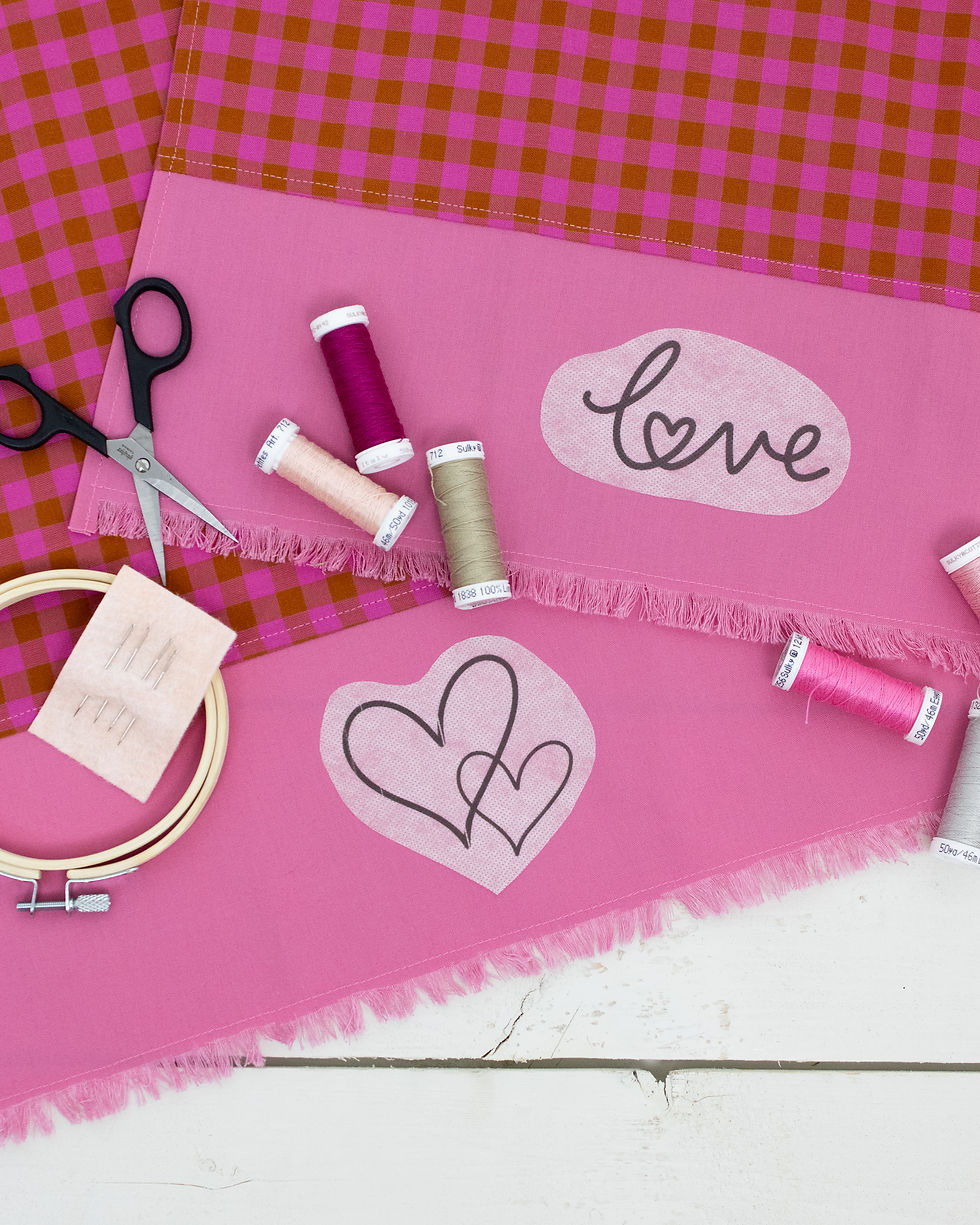 Thumbnail: 'Love' Hand Embroidery Designs - Printable - PDF