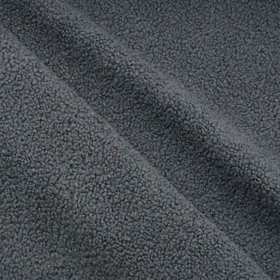 Sherpa Fabric By the Yard - Gray