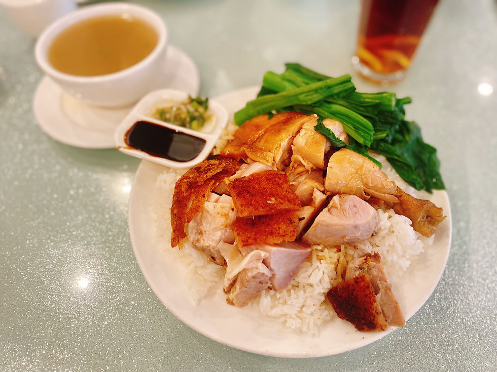 House of Gourmet, roast pork, soya chicken, iced lemon tea, Chinese soup