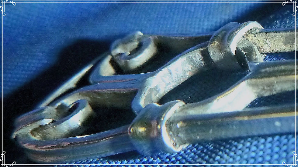 Thumbnail: Split Holy Scroll Grillwork -Sterling Silver Pendant 