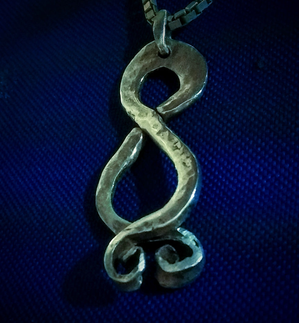Thumbnail: Infinity and beyond -Sterling Silver Pendant 