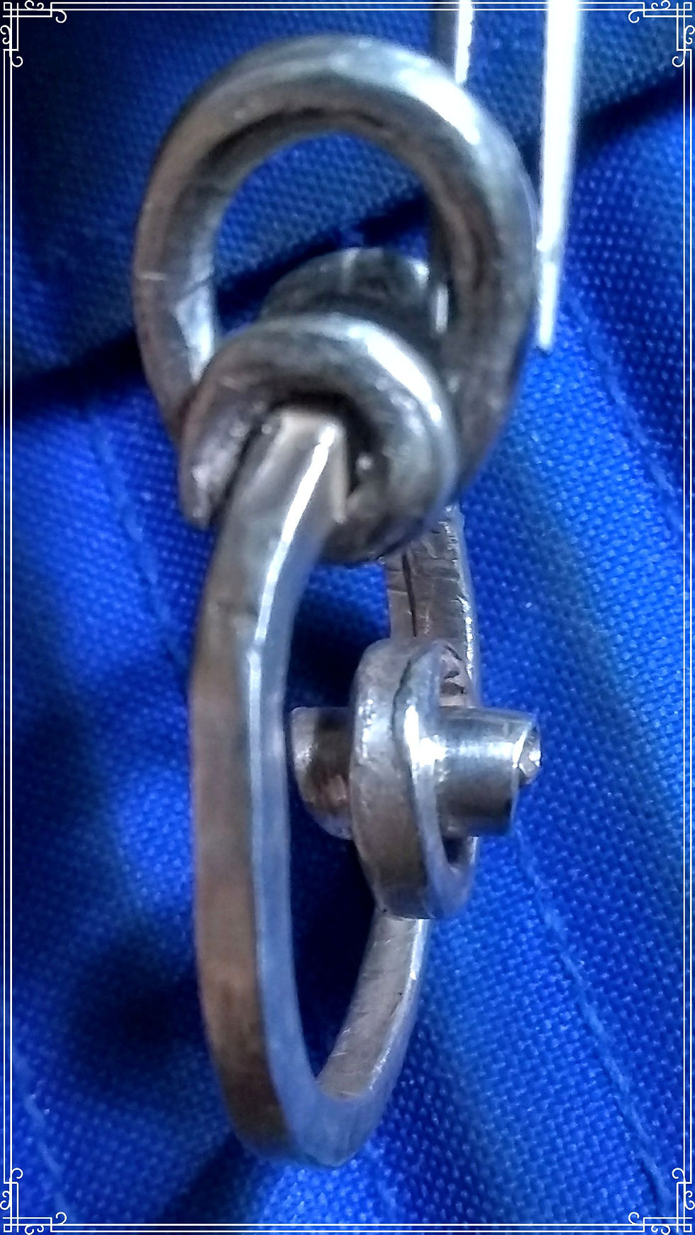 Thumbnail: Circle Spiral into a Scroll -Sterling Silver Pendant 