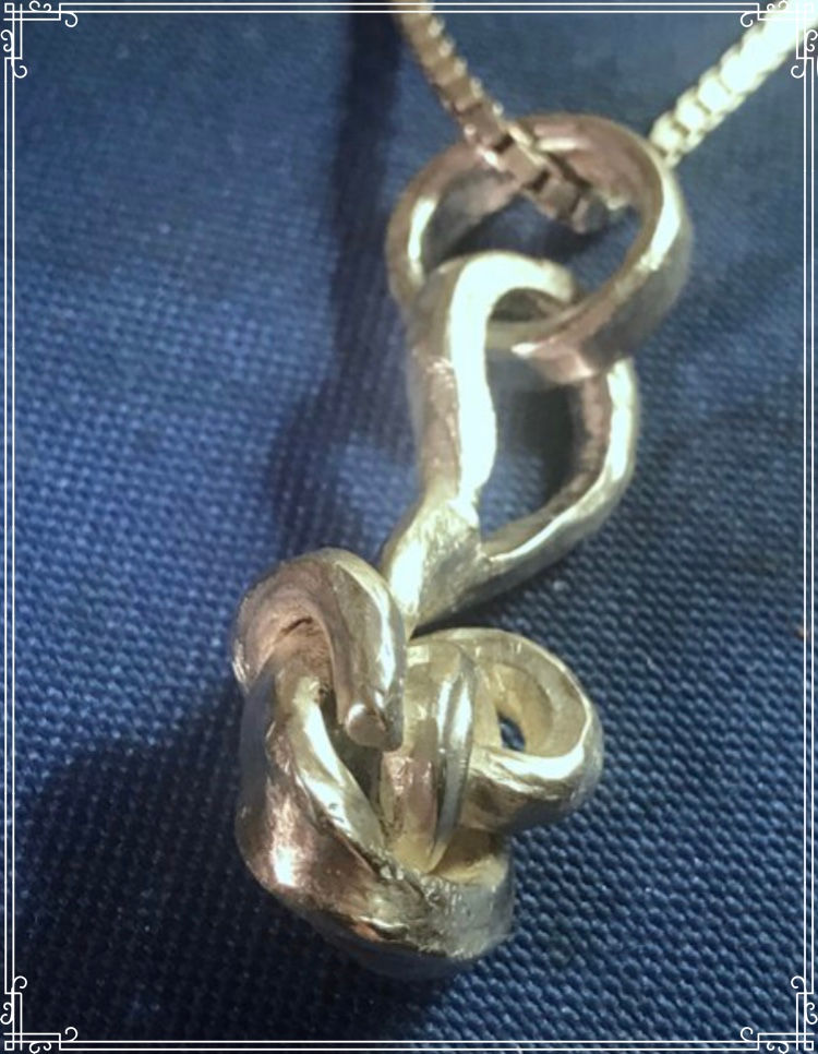 Thumbnail: Twisted Knot Split Hole Pendant