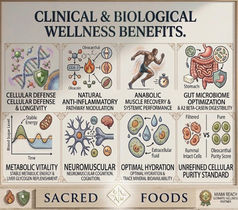 Beyond the Plate: The Clinical Science & Purity Behind Sacred Wisdom Foods Flavors and High-Phenolic Olive Oil Benefits.
