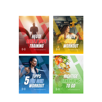 Online Marketing Social Media Beiträge für Sportunternehmen