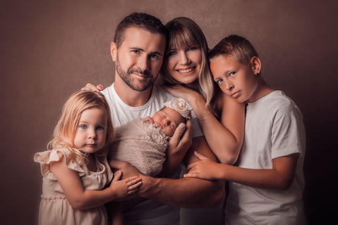 Familienfoto im Studio Eresing