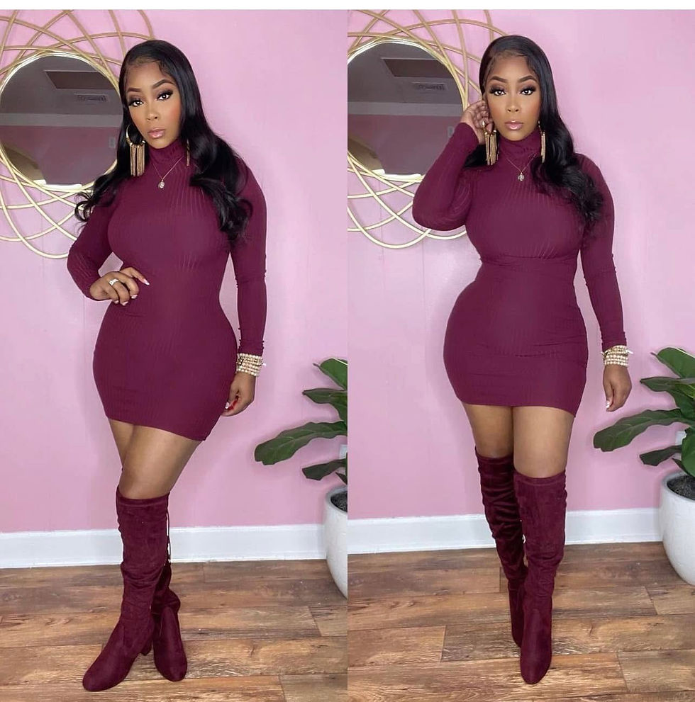 Thumbnail: Ribbed Mini Dress