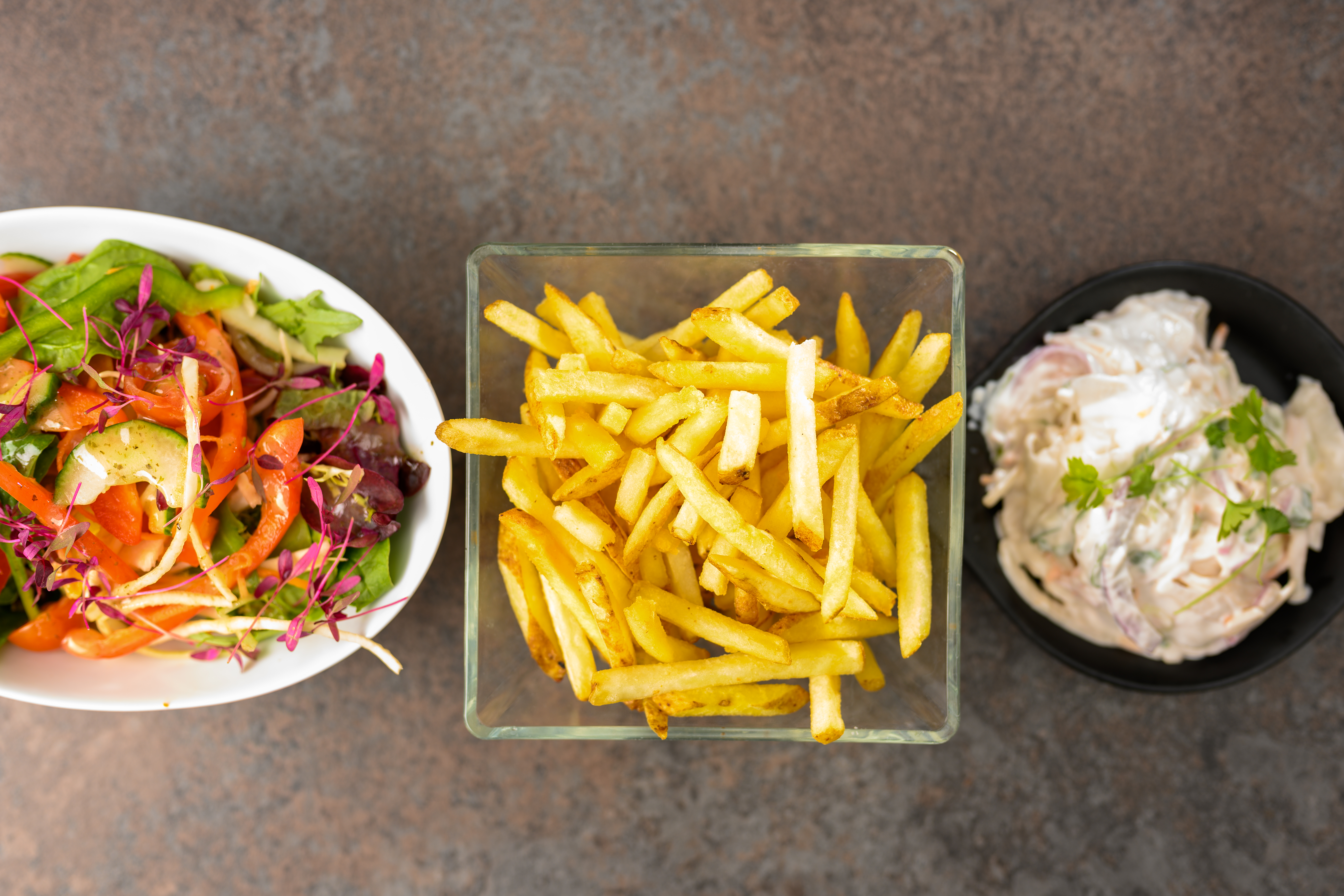 Arranged Food and Objects