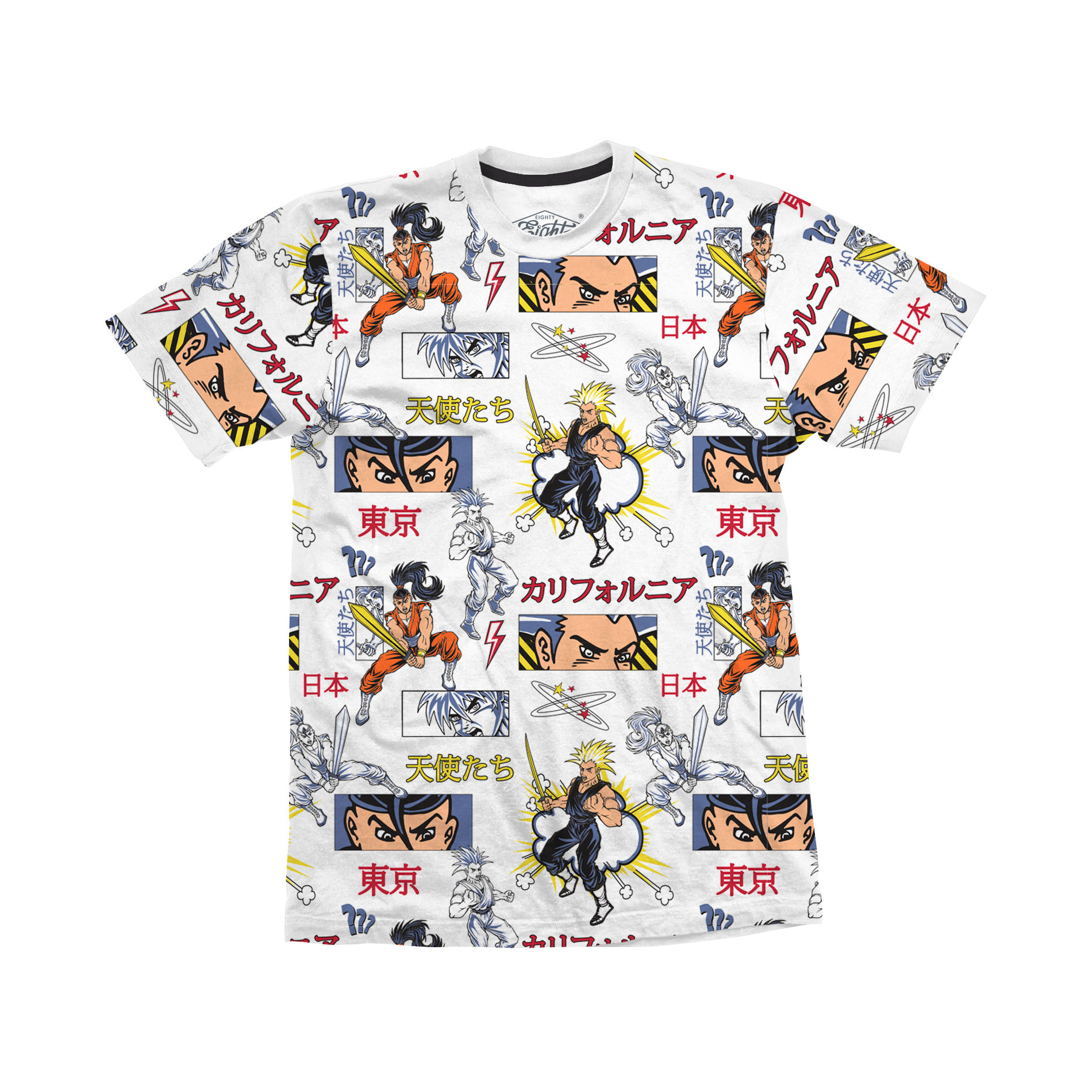 White "Comic" T-Shirt