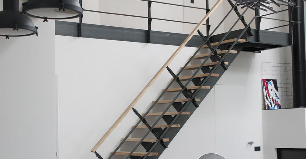 Сходи на зварному косоурі фото