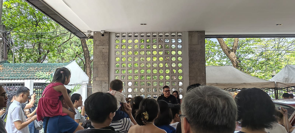 Ar. Gerard Lico commencing the tour. May 29, 2026, Quezon City.