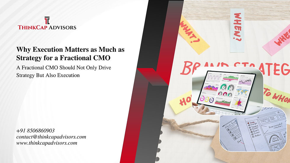 Why Execution Matters as much as strategy for Fractional CMO