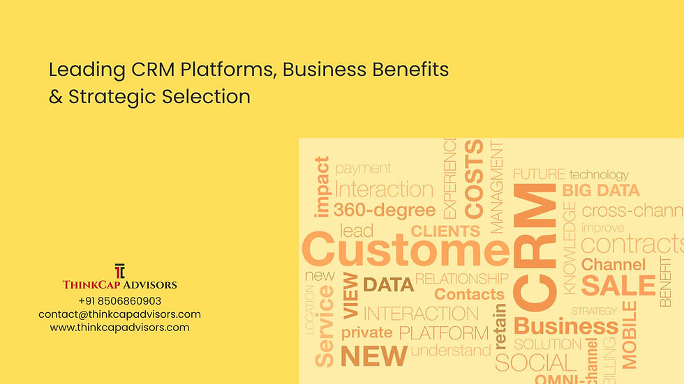 Leading CRM Software Platforms, Benefits and Selection
