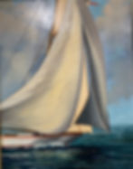 Dick Copello “Wind’s Up” oil $400