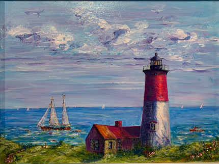 Ed Mikenas “Mauset Light” oil $235