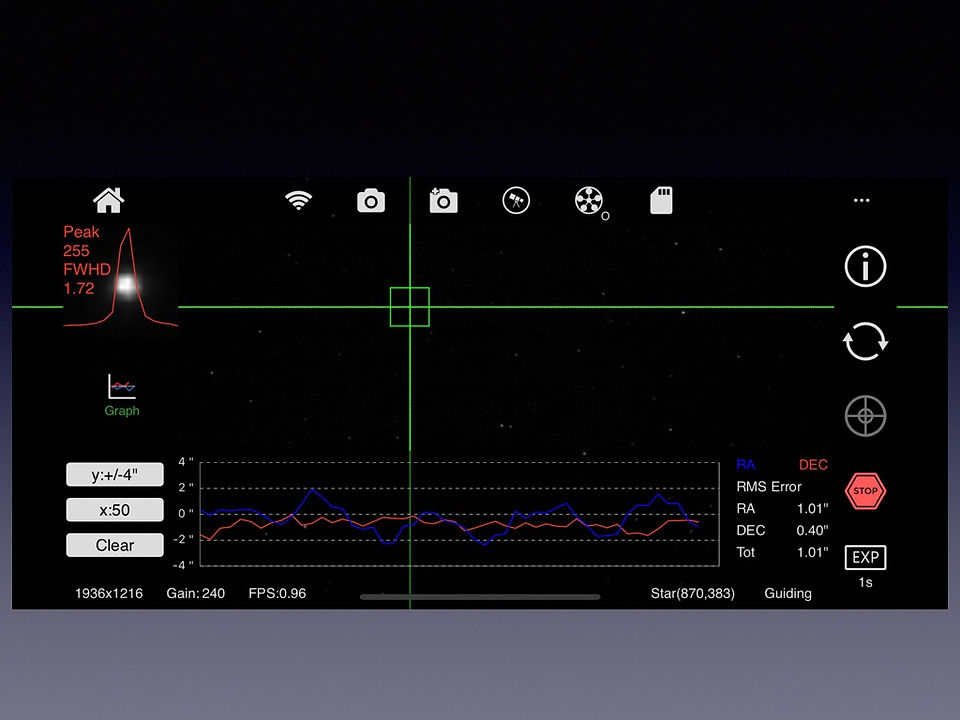 Guide screen