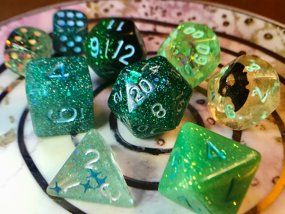Mixed Set- 9pc dice set