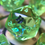 サムネイル： Iridescent Emerald - 7pc dice set