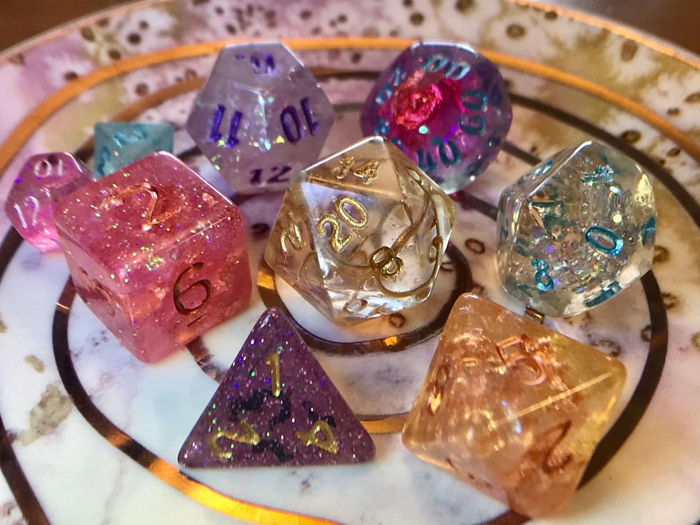 Mixed Set- 9pc dice set