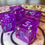 サムネイル： Iridescent Purple Starbursts d6 - 4pc set
