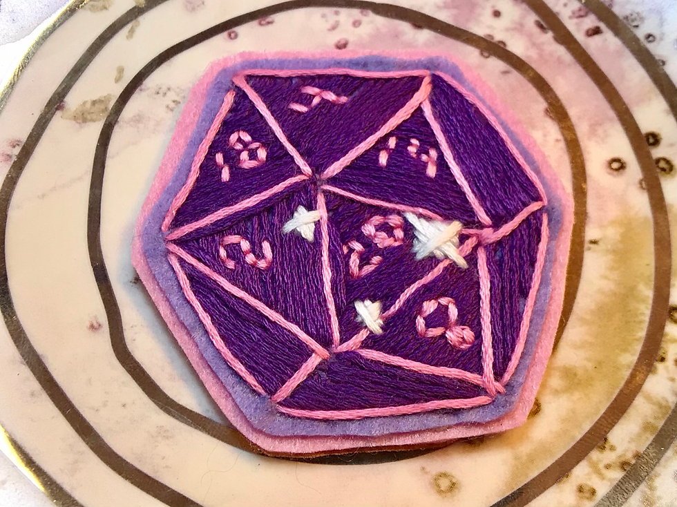 サムネイル： Handmade d20 Patch 