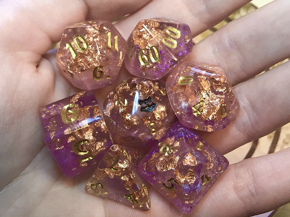 サムネイル： Mirage- 7pc dice set