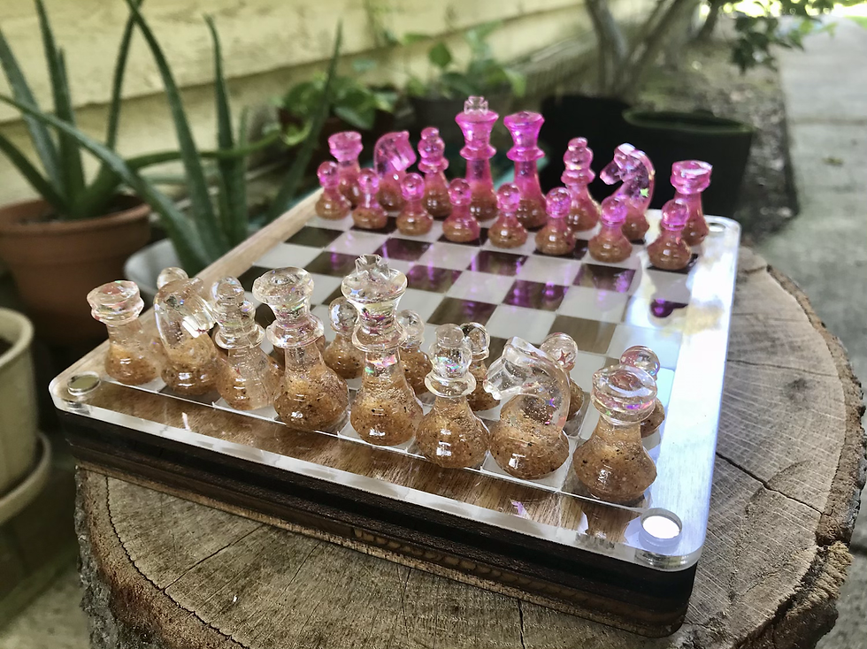 FULL Mini Chess Set with board