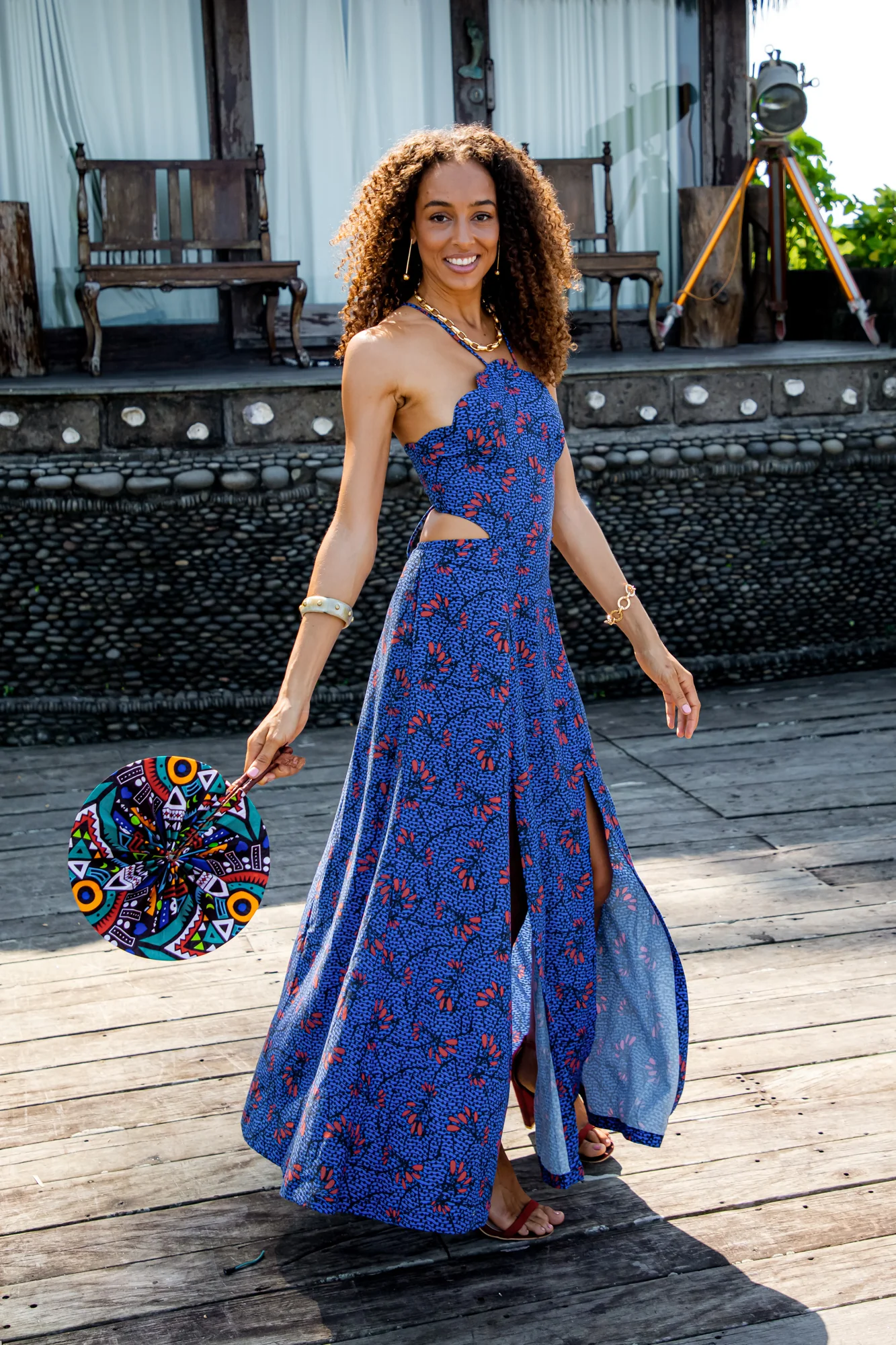 A woman wearing OliveAnkara