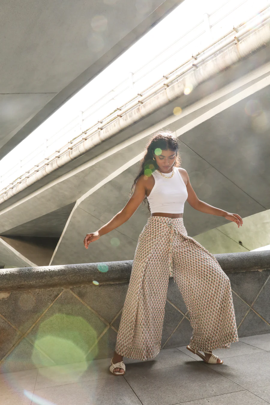A woman wearing Maisha Concept