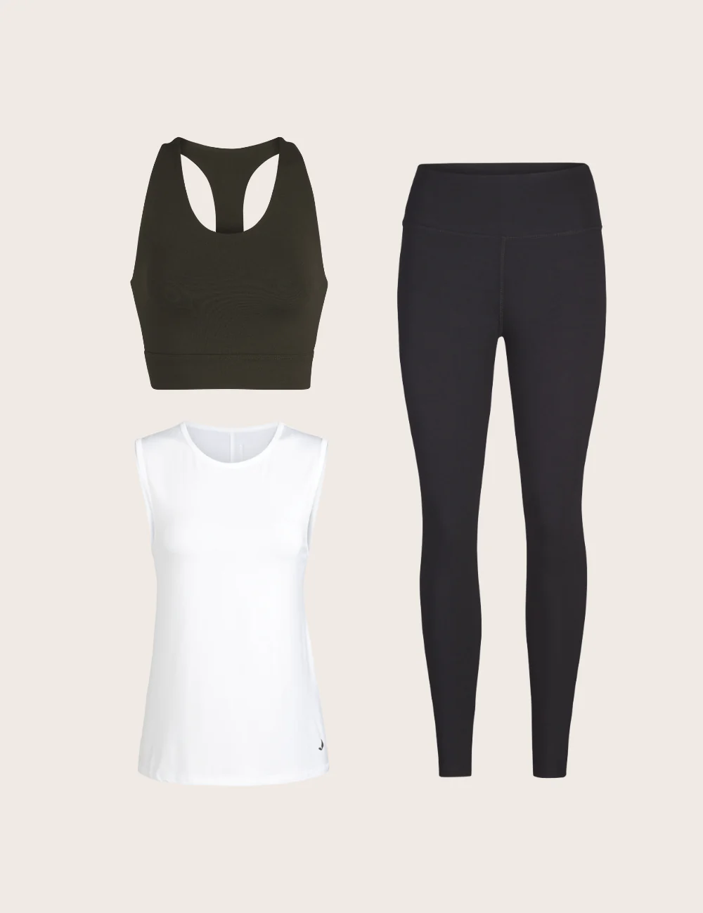 A yoga set