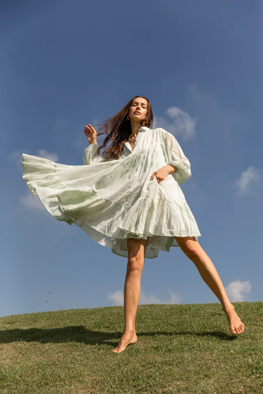 A woman wearing Maisha Concept