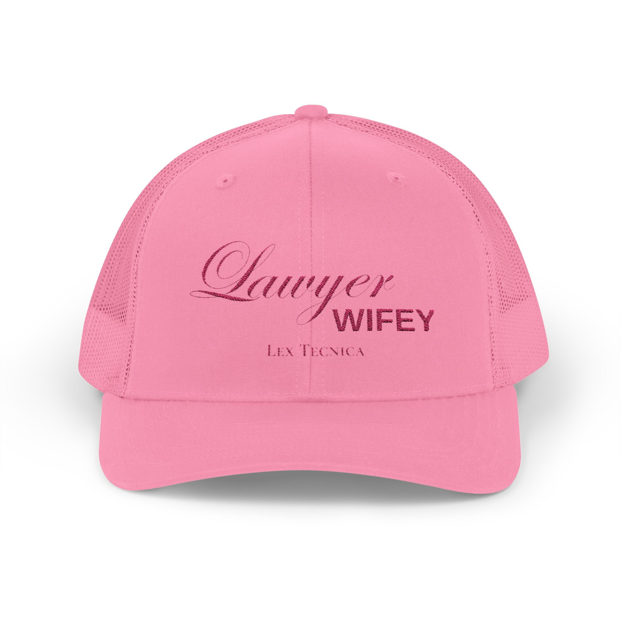 My Husband's My Lawyer Trucker Cap | Lawyer Wifey Pink Hat