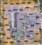 Example of Niō Guardian placement around large auto retail dealership to detect and immediately deter trespassers entering through the perimeter of the property. Niō unit coverage in orange color are AC powered units location on light poles (accept direct 120-277 VAC) and the purple units are mounted on buildings are powered by power-over-Ethernet (PoE).