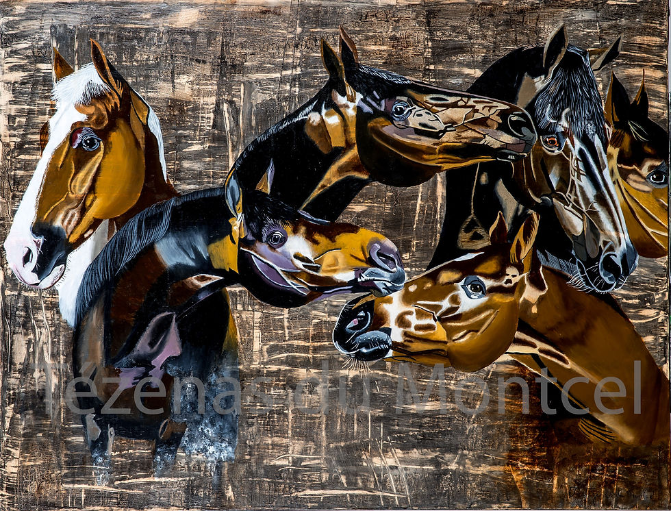 Etude de chevaux nimois