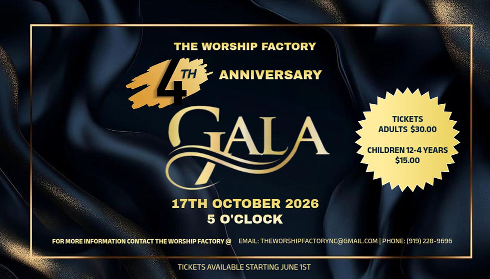 The Worship Factory 4th Anniversary