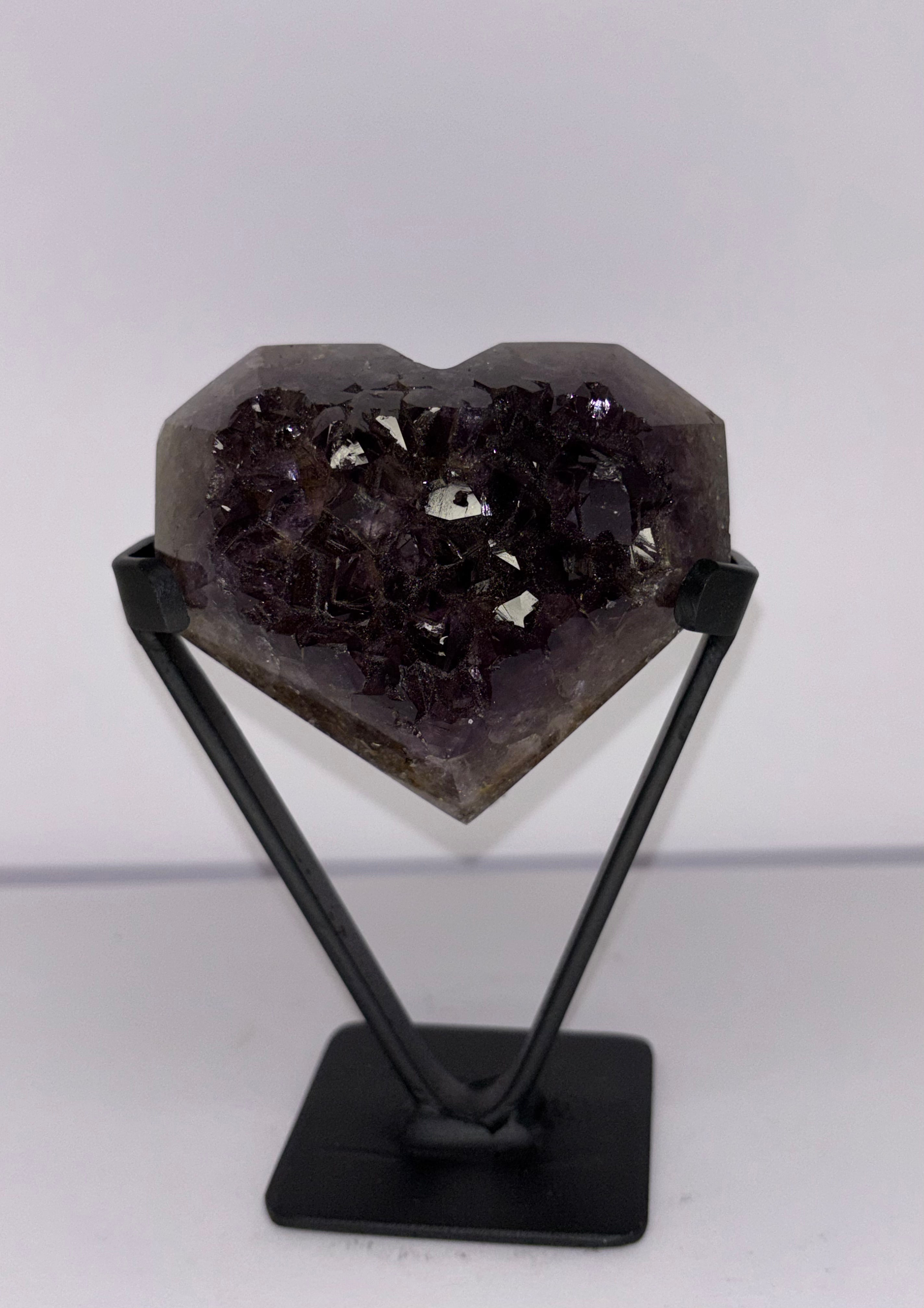 No.2 Amethyst heart 