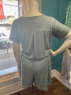 Thumbnail: Short Sleeve One Piece Romper