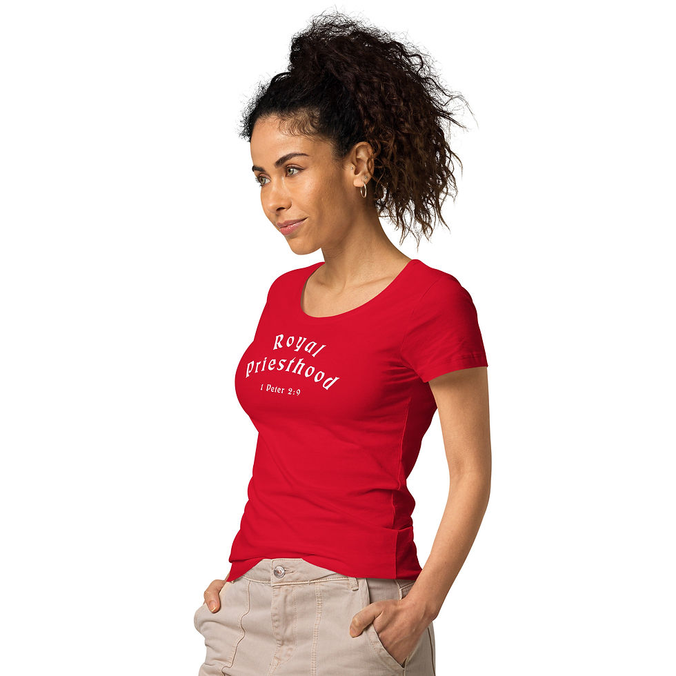 Thumbnail: Women’s "Royal Priesthood" short sleeve basic organic t-shirt