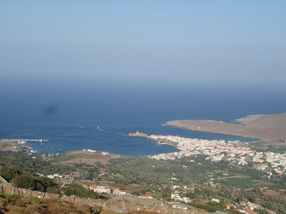 View from the plot of land