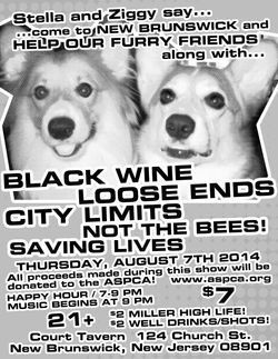 ASPCA benefit flyer (8.5" x 11")