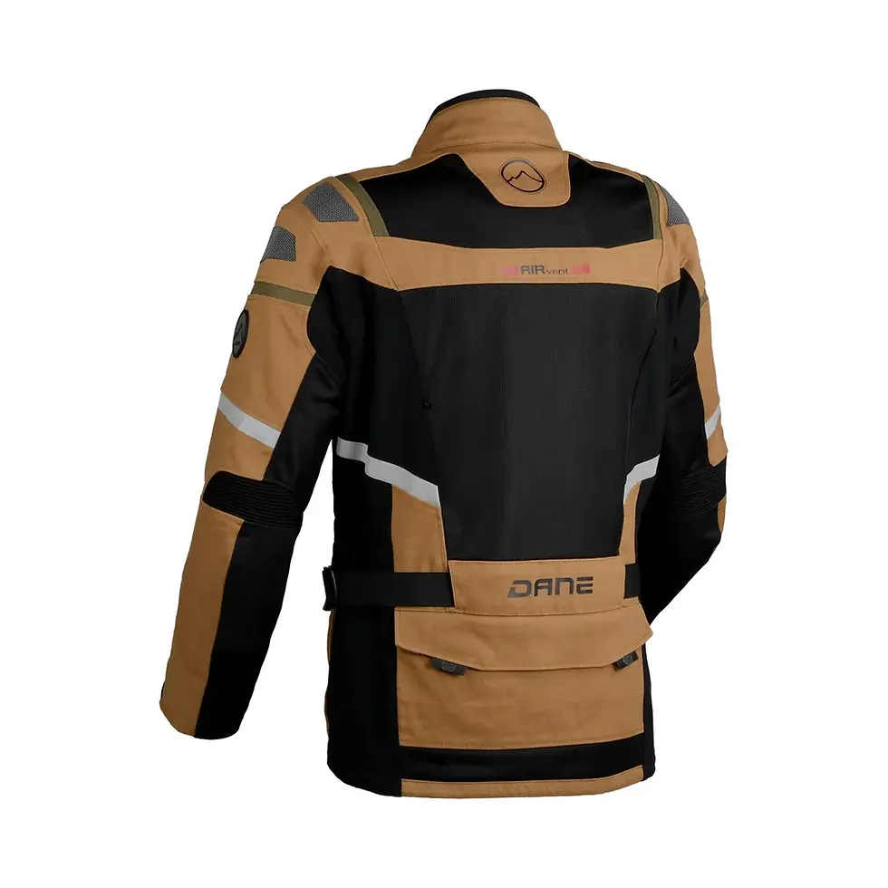 Miniaturbild: DANE Sundby 2 Mesh Motorrad Textiljacke CAMEL BROWN/BLACK