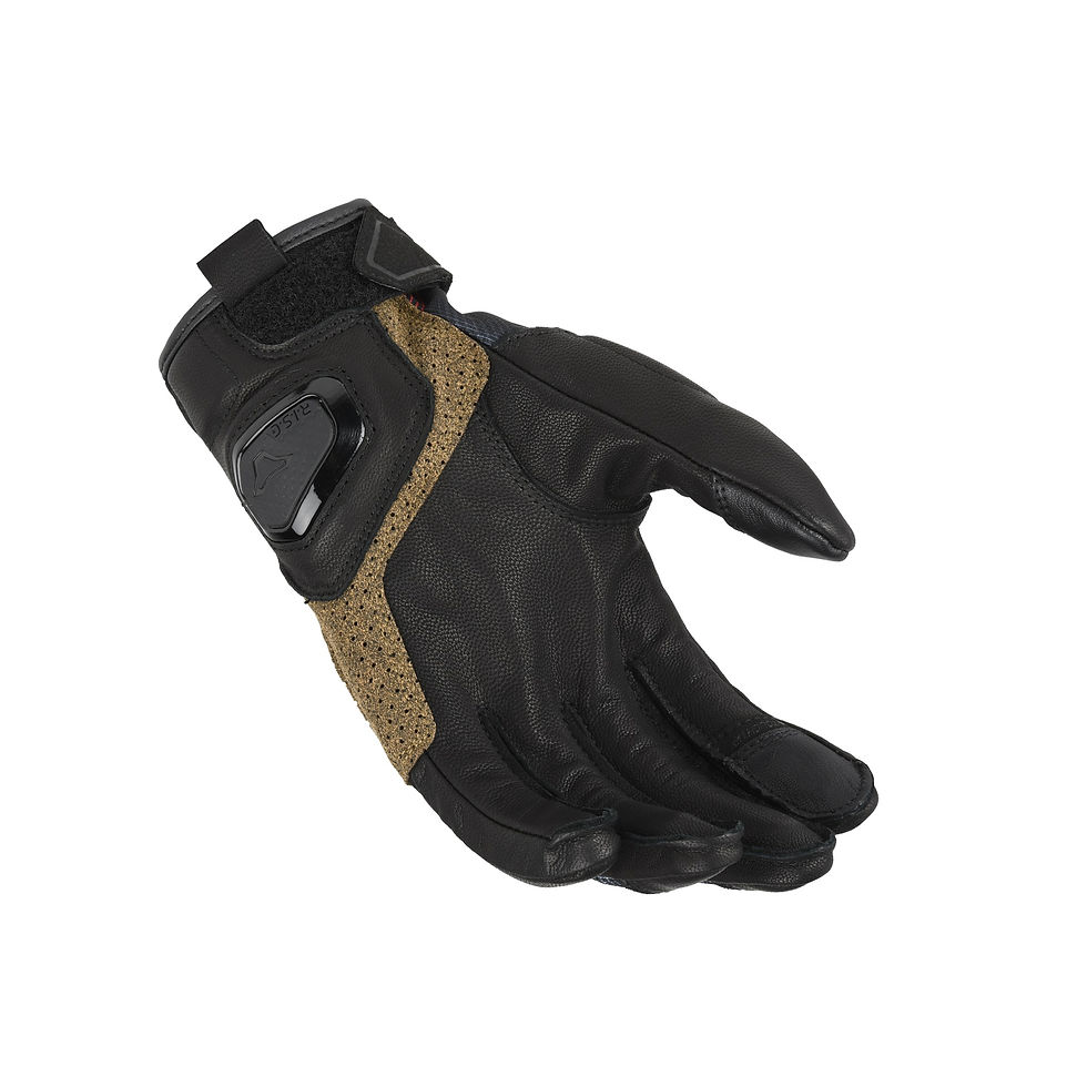 MACNA HAROS 2.0 Motorradhandschuh Black/ Brown/ Red