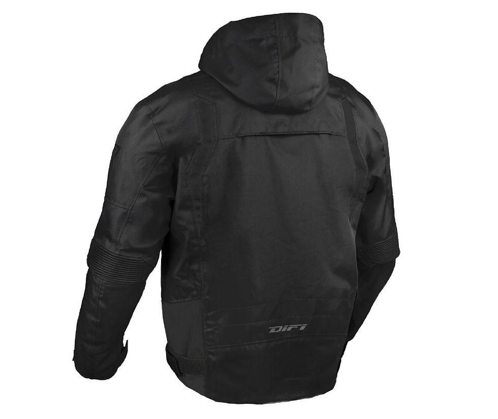 Miniaturbild: DIFI Krypton Aerotex Solid Motorrad Textiljacke Black