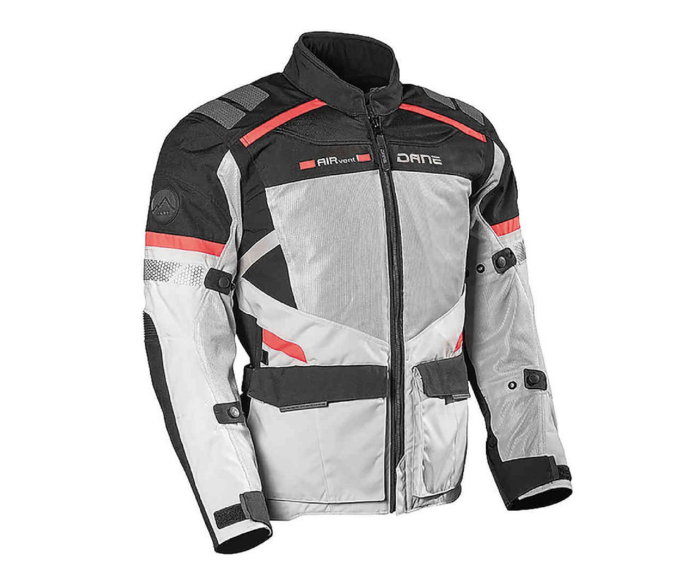 Miniaturbild: DANE Sundby Motorrad Textiljacke BLACK RED