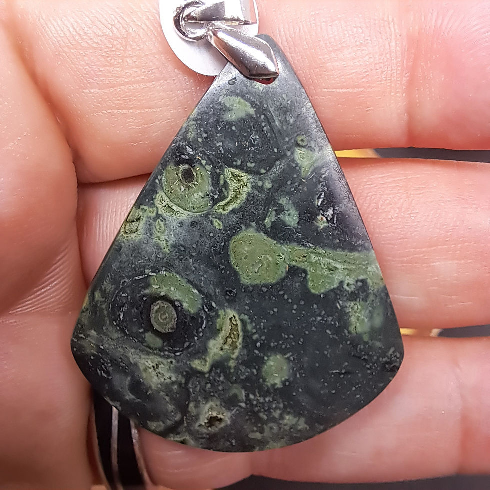 Miniature : Pendentifs en Jaspe Kambaba