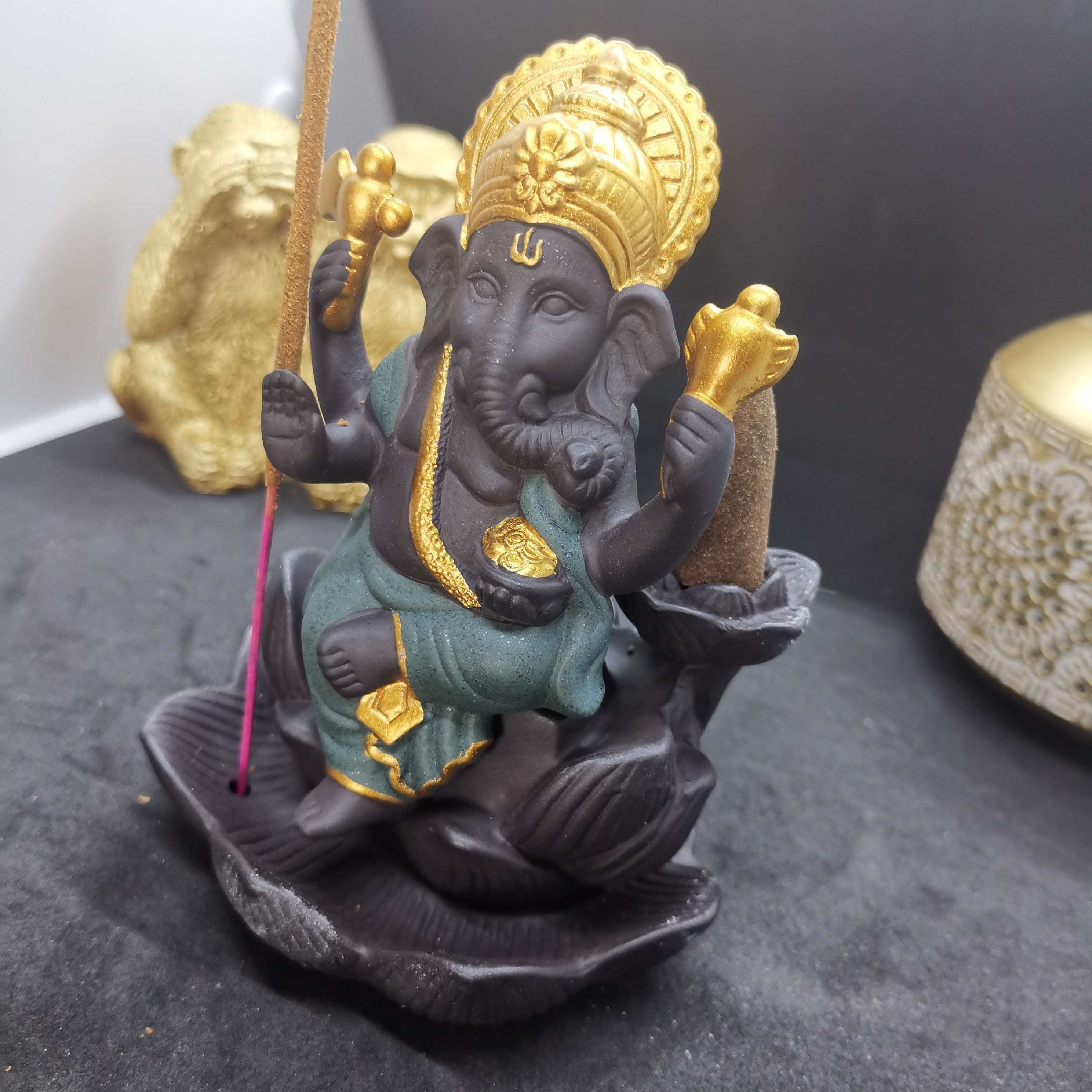 Brûle encens à refoulement Ganesh