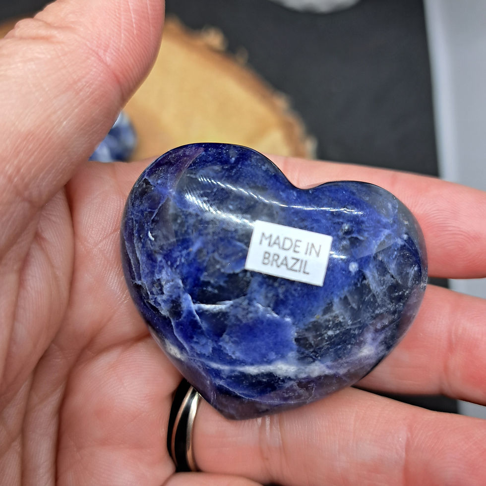 Miniature : Coeur en Sodalite