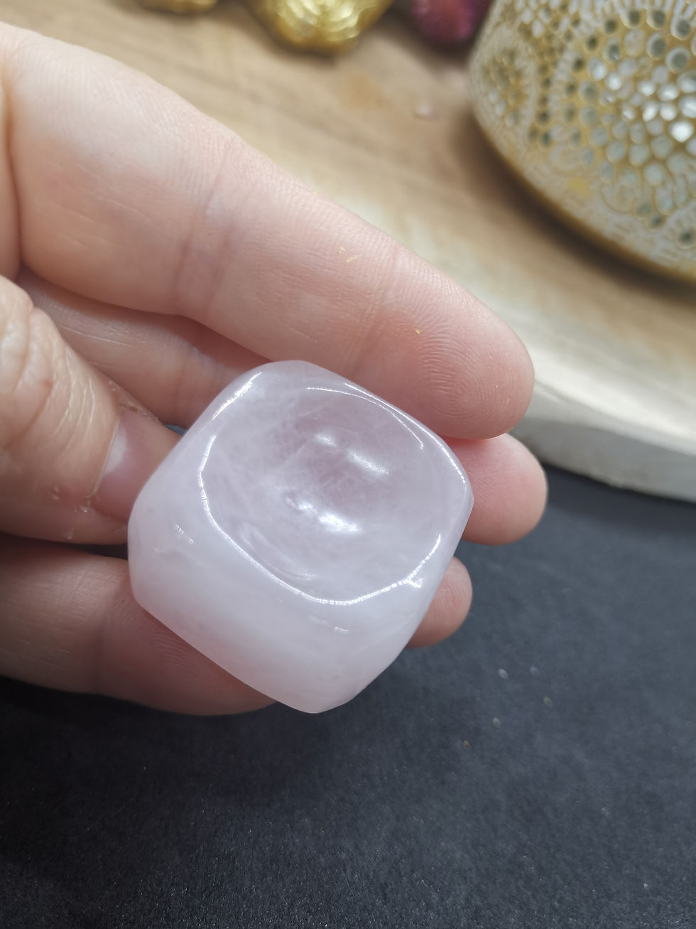 Miniature : Supports sphère ou Oeuf en Quartz rose